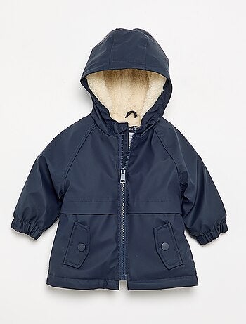 Parka forrada com capuz