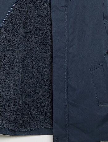 Parka forrada com capuz