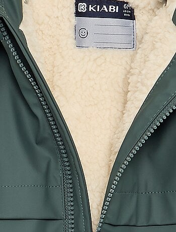 Parka forrada com capuz