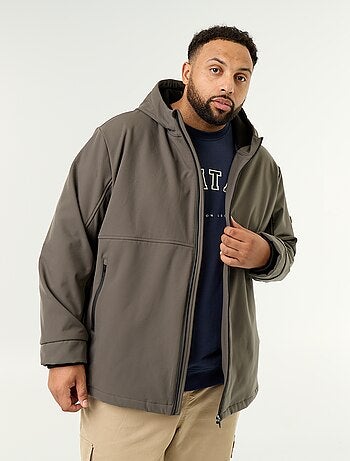 Parka forrada com capuz