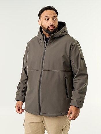 Parka forrada com capuz