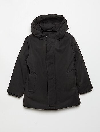 Parka forrada com capuz