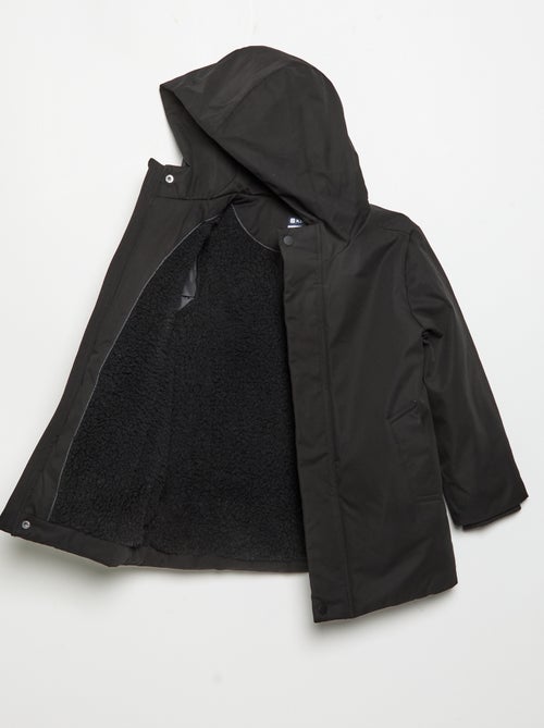 Parka forrada com capuz - Kiabi Parka forrada com capuz - Kiabi