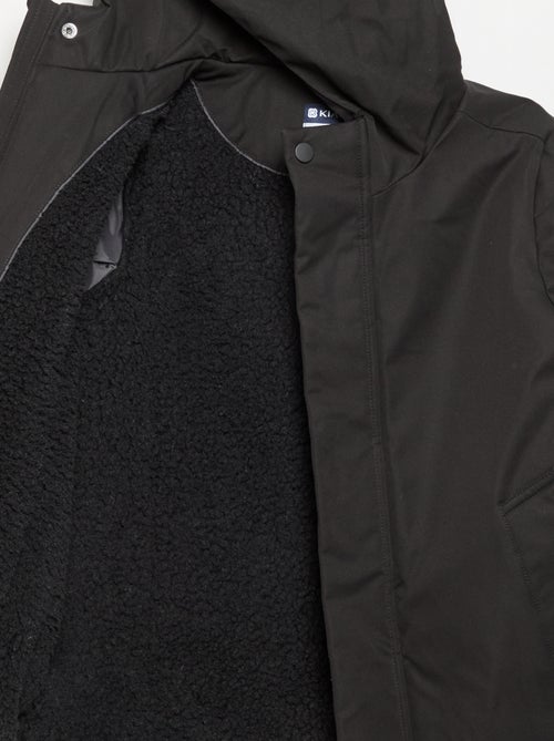Parka forrada com capuz - Kiabi Parka forrada com capuz - Kiabi