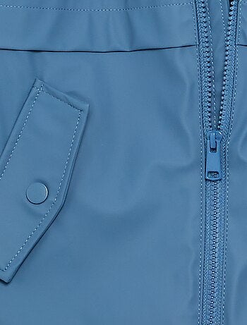 Parka forrada com efeito de pelo de carneiro
