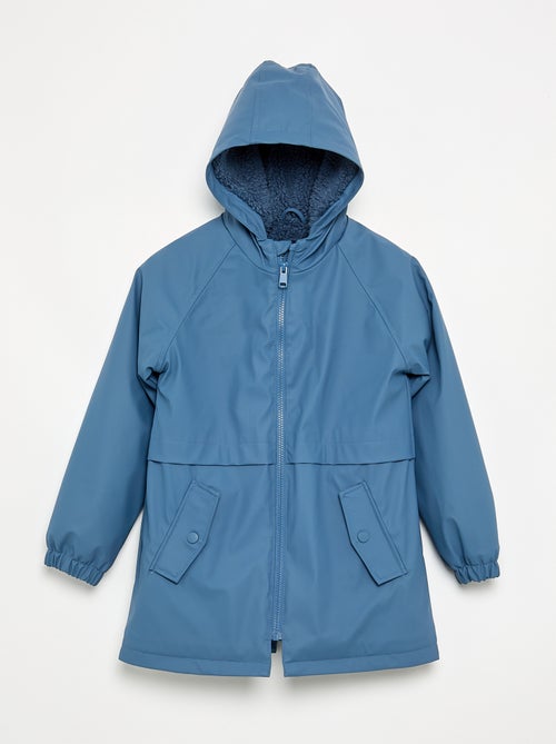 Parka forrada com efeito de pelo de carneiro - Kiabi