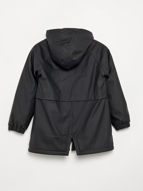 Parka forrada com efeito de pelo de carneiro - Kiabi