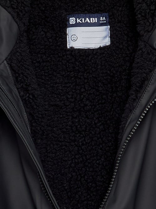 Parka forrada com efeito de pelo de carneiro - Kiabi