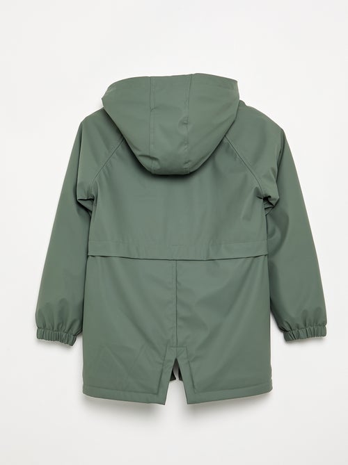 Parka forrada com efeito de pelo de carneiro - Kiabi