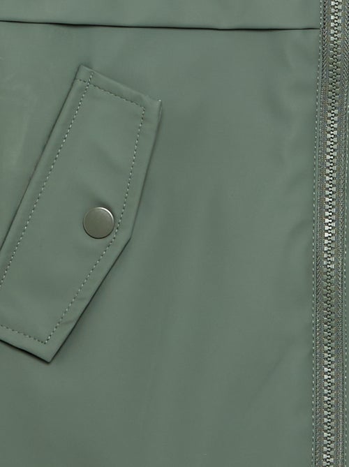 Parka forrada com efeito de pelo de carneiro - Kiabi