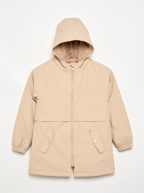 Parka forrada em pelo sintético - Kiabi Parka forrada em pelo sintético - Kiabi