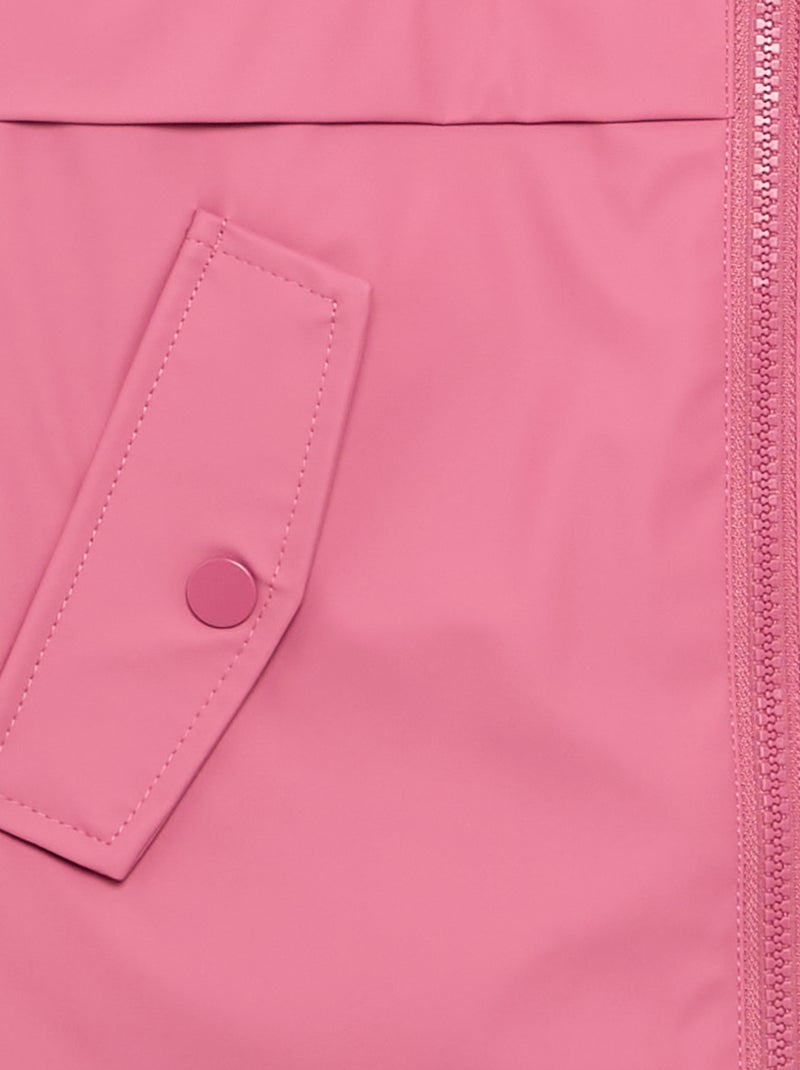 Parka forrada em pelo sintético Rosa - Kiabi