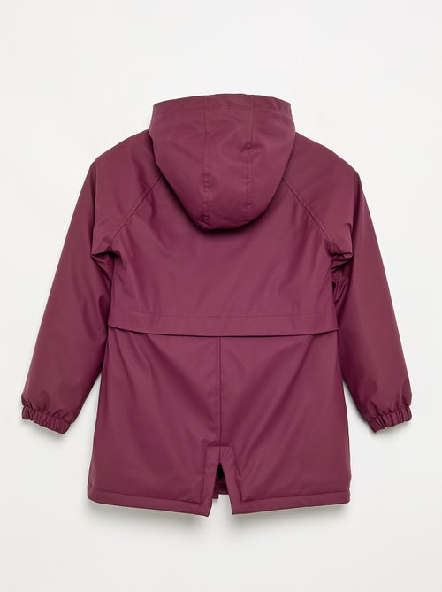 Parka forrada em pelo sintético - Kiabi