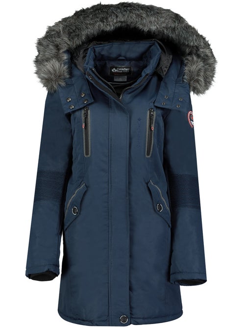 Parka grossa com capuz e pelo sintético camilly – canadian peak - Kiabi Parka grossa com capuz e pelo sintético camilly – canadian peak - Kiabi