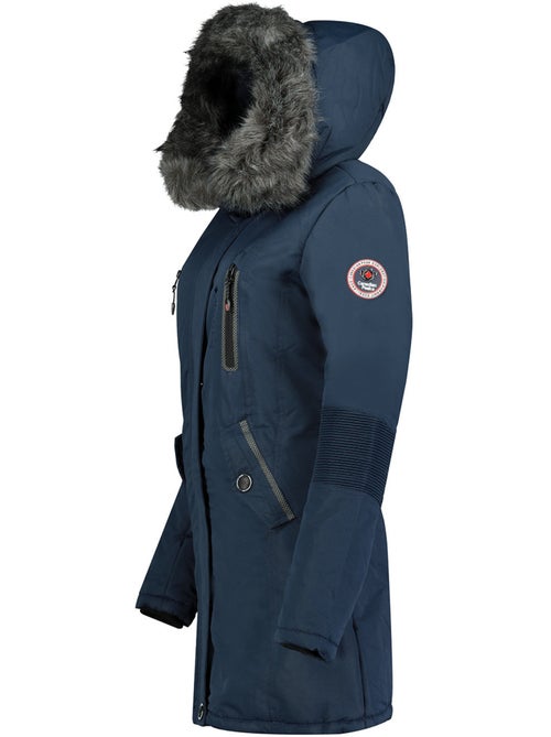 Parka grossa com capuz e pelo sintético camilly – canadian peak - Kiabi Parka grossa com capuz e pelo sintético camilly – canadian peak - Kiabi