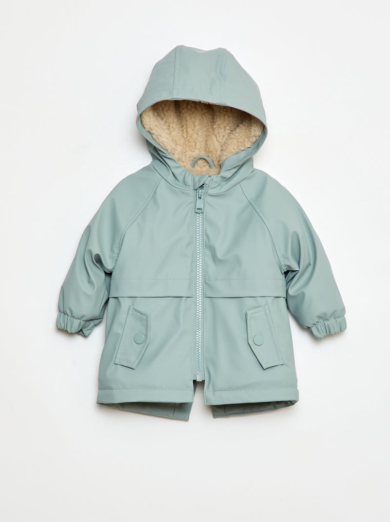 Parka gummy Cinza - Kiabi