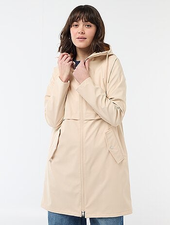 Parka gummy com capuz