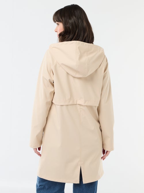 Parka gummy com capuz - Kiabi