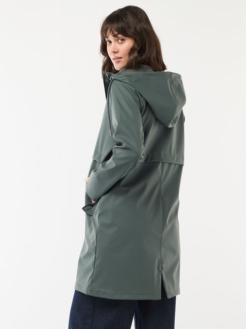 Parka gummy com capuz - Kiabi