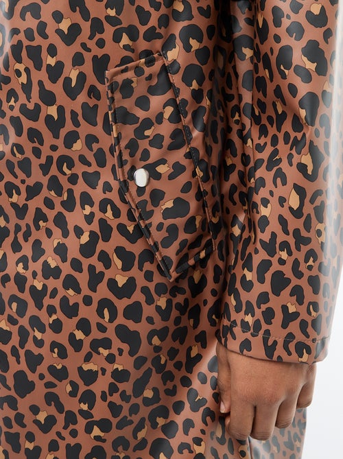 Parka gummy com capuz - Kiabi