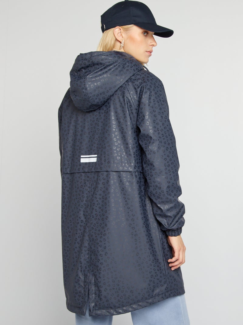 Parka impermeável AZUL - Kiabi