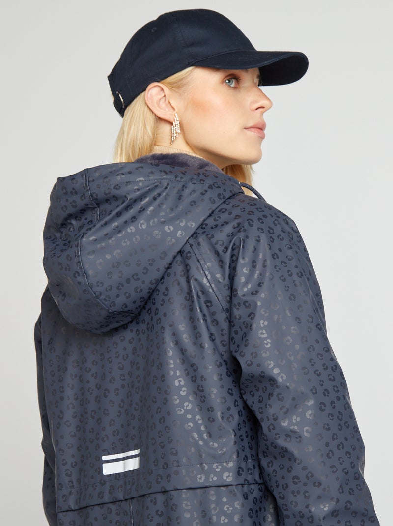 Parka impermeável AZUL - Kiabi