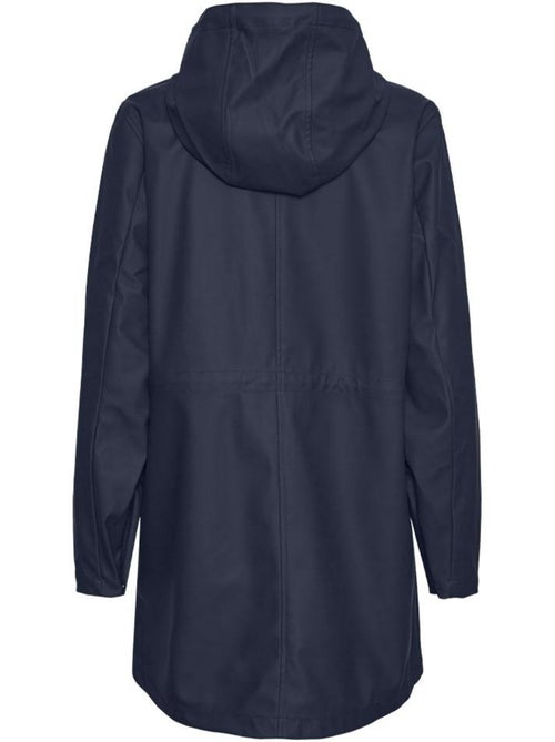 Parka Impermeável Azul-Marinho Feminina Vero Moda Vmmalou - Kiabi Parka Impermeável Azul-Marinho Feminina Vero Moda Vmmalou - Kiabi
