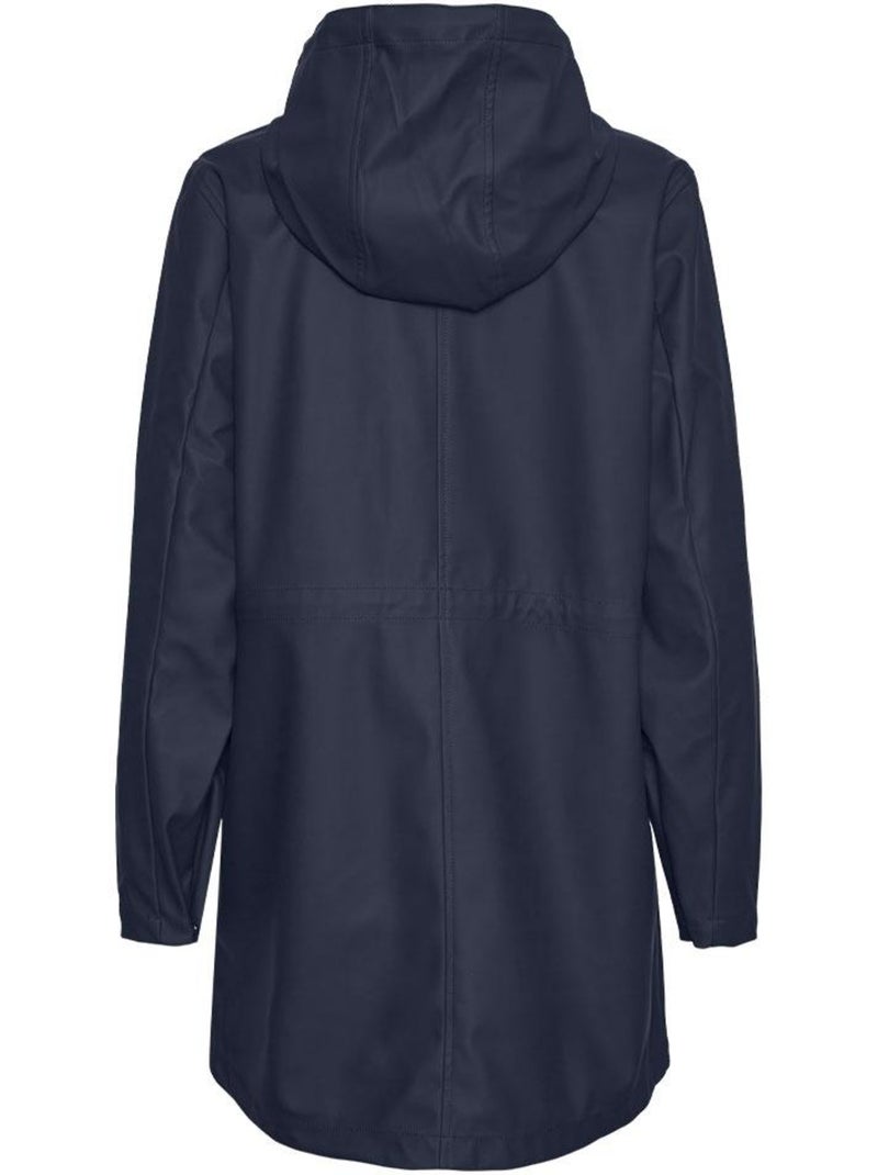 Parka Impermeável Azul-Marinho Feminina Vero Moda Vmmalou Azul-marinho - Kiabi