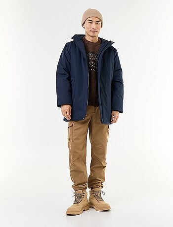 Parka impermeável com capuz