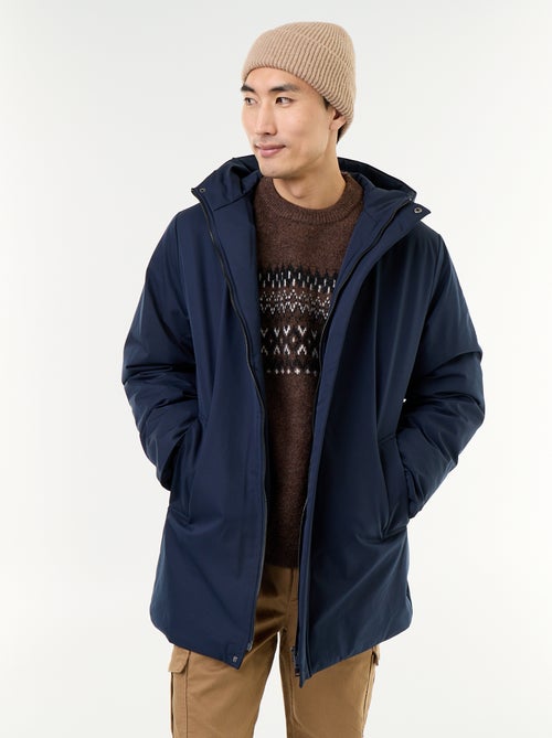 Parka impermeável com capuz - Kiabi