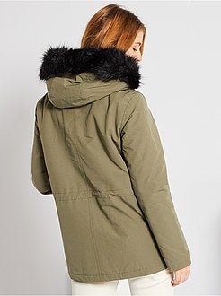 Parka impermeável com capuz - Kiabi