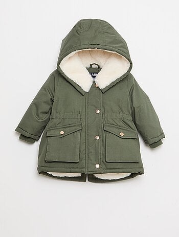 Parka impermeável com capuz