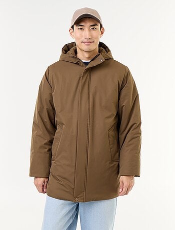 Parka impermeável com capuz