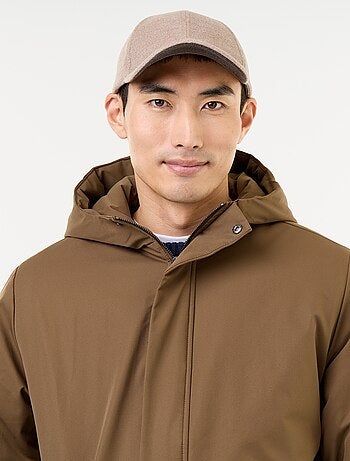 Parka impermeável com capuz