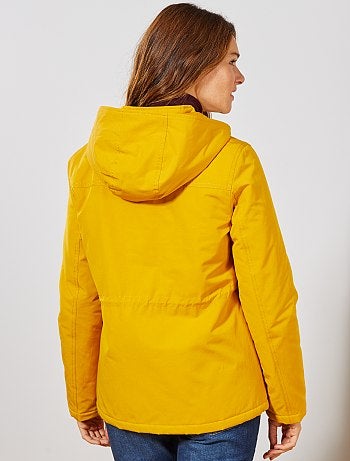 Parka impermeável com interior acolchoado - Kiabi
