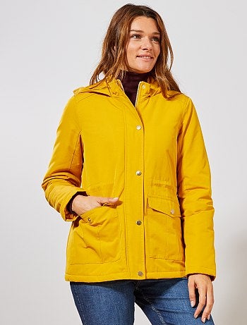 Parka impermeável com interior acolchoado - Kiabi