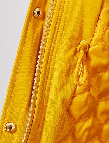 Parka impermeável com interior acolchoado - Kiabi