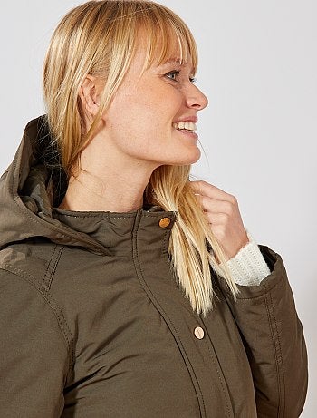 Parka impermeável com interior acolchoado - Kiabi