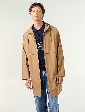 Parka impermeável comprida