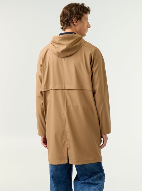 Parka impermeável comprida - Kiabi