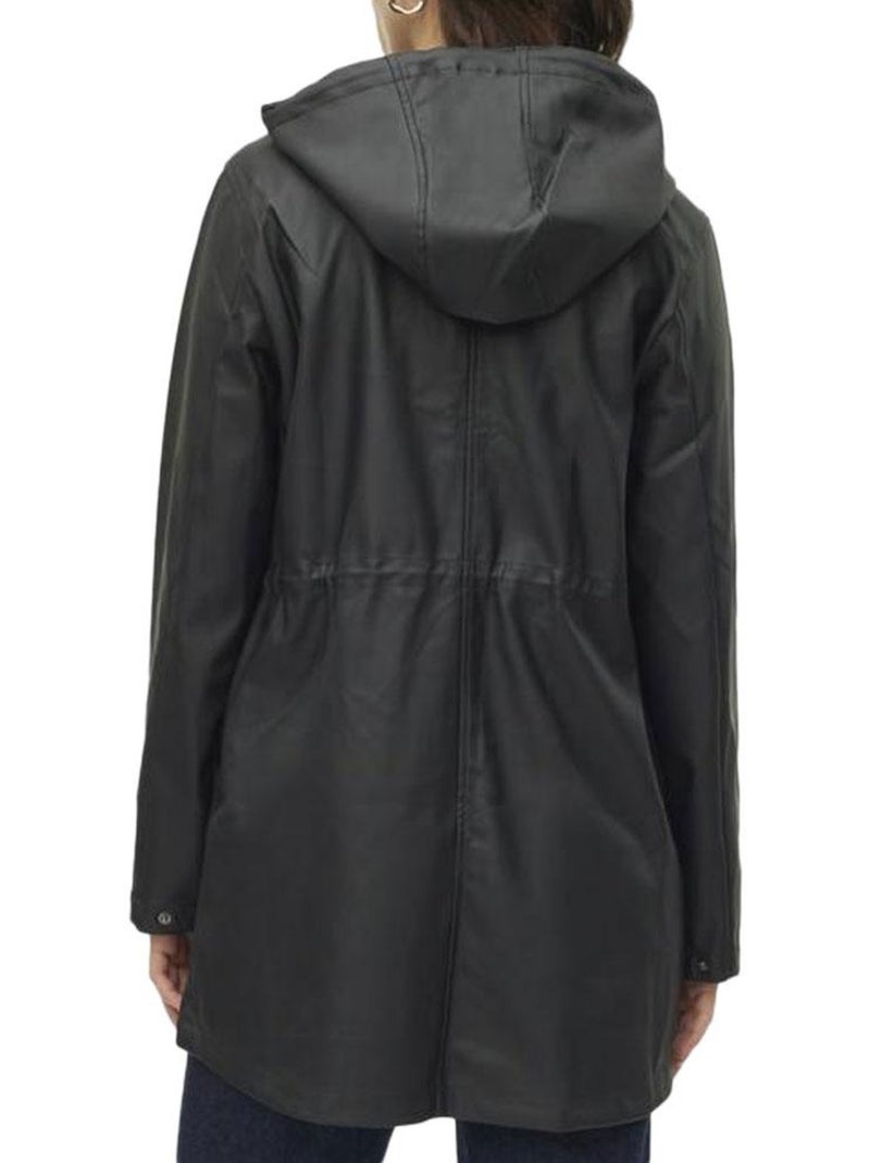 Parka Impermeável Preta para Mulher Vero Moda Vmmalou Preto - Kiabi