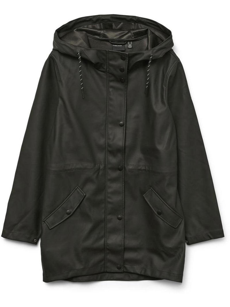 Parka Impermeável Preta para Mulher Vero Moda Vmmalou Preto - Kiabi