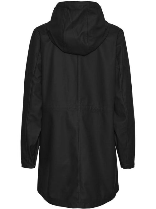 Parka Impermeável Preta para Mulher Vero Moda Vmmalou - Kiabi Parka Impermeável Preta para Mulher Vero Moda Vmmalou - Kiabi