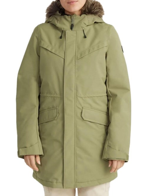 Parka Kaki Feminina O'Neill Series - Kiabi Parka Kaki Feminina O'Neill Series - Kiabi