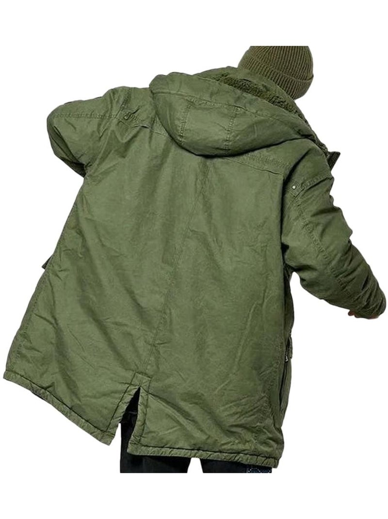 Parka Kaki Kaporal BRUNO para Homem Verde cáqui claro - Kiabi