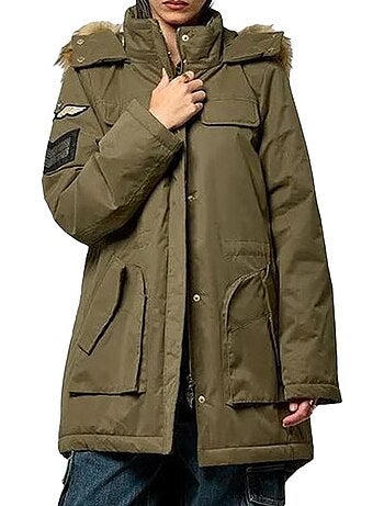 Parka Kaki Kaporal MANON para Mulher