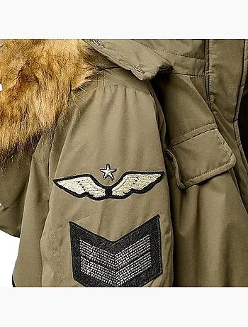 Parka Kaki Kaporal MANON para Mulher