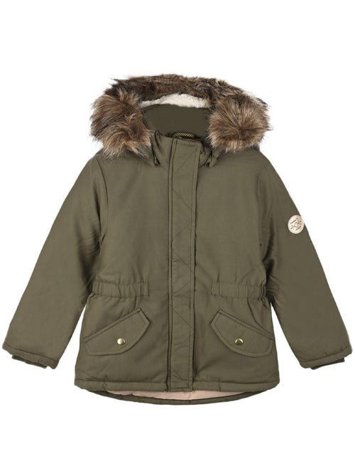 Parka Kaki para Menina Name It Kfmace - Kiabi