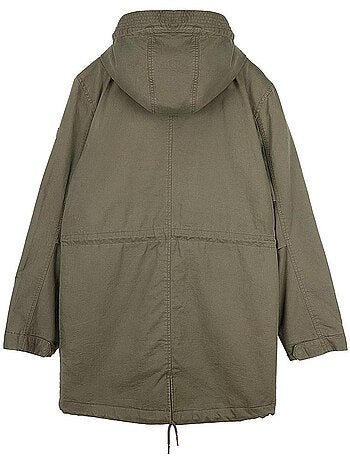 Parka Kaki Teddy Smith Pazo para Homem