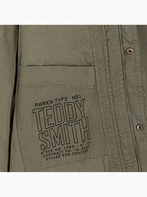 Parka kaki teddy smith pazo para homem - Kiabi Parka kaki teddy smith pazo para homem - Kiabi